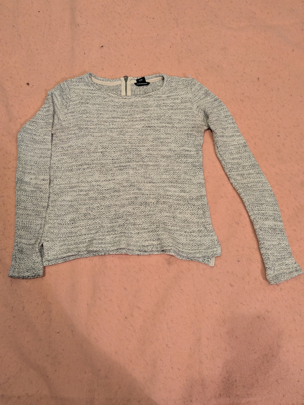 Club Monaco Women's Gray Crew Neck Sweater